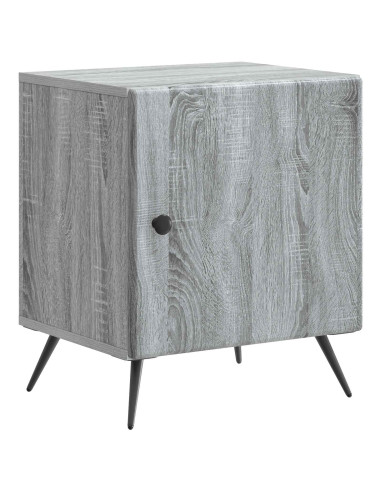 Armadio da Notte Grigio Sonoma 43 x 34,5 x 50 cm