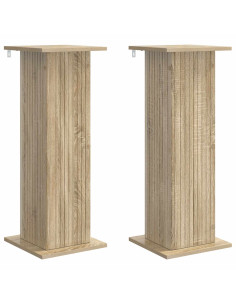 Supporto per piante 2 pcs Rovere Sonoma 30,5 x 30 x 80,5 cm