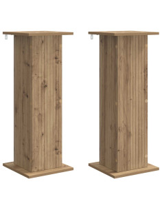 Supporto per piante 2 pcs Rovere Artigianale