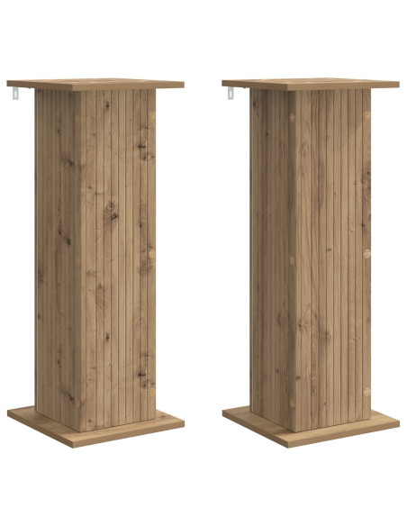 Supporto per piante 2 pcs Rovere Artigianale