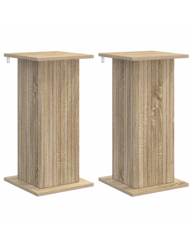 Supporto per piante 2 pcs Rovere Sonoma 30,5 x 30 x 60,5 cm