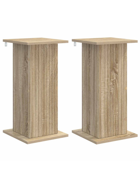 Supporto per piante 2 pcs Rovere Sonoma 30,5 x 30 x 60,5 cm