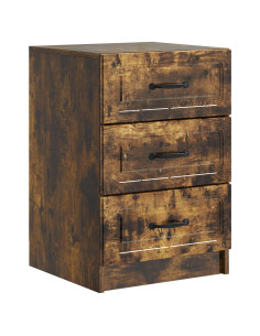 Armadio da Notte con cassetto Rovere Fumo 43 x 41 x 63,5 cm