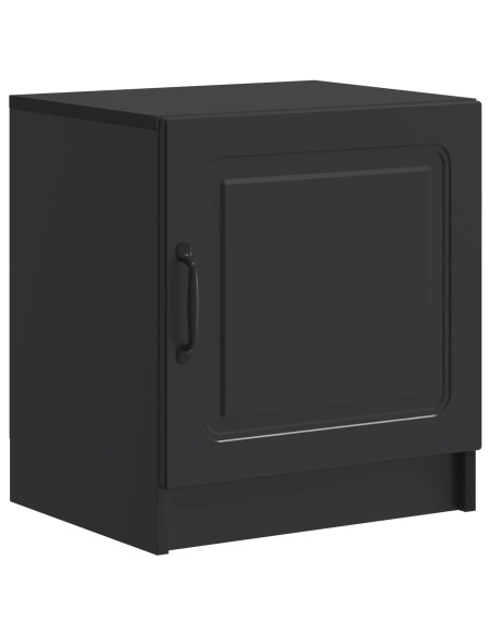 Armadio da Notte Nero 43 x 34,5 x 47 cm Legno ingegnerizzato