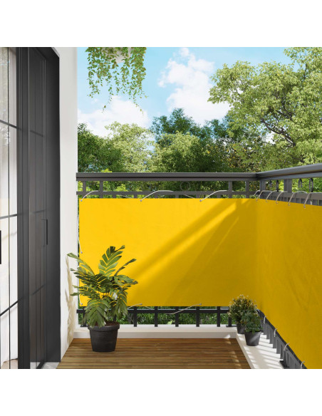Schermo da balcone Giallo 100 x 700 cm Tessuto Oxford