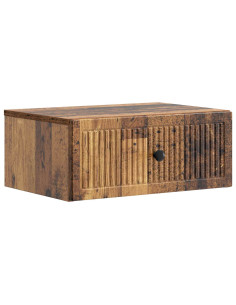 Armadio da Notte con cassetto Legno antico 49 x 34,5 x 20 cm