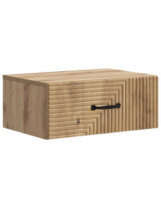 Mobiletto da notte a muro Rovere Artigianale 49 x 34,5 x 20 cm