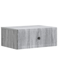 Armadio da Notte con cassetto Grigio Sonoma 49 x 34,5 x 20 cm