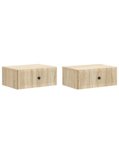 Armadio da Notte 2 pcs Rovere Sonoma 49 x 34,5 x 20 cm