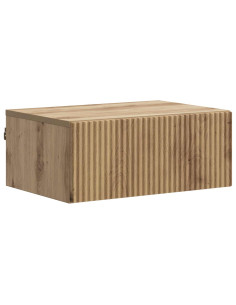 Mobiletto da notte a muro Rovere Artigianale 49 x 34,5 x 20 cm