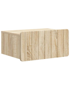 Mobiletto da notte a muro Rovere Sonoma 49 x 34,5 x 24 cm