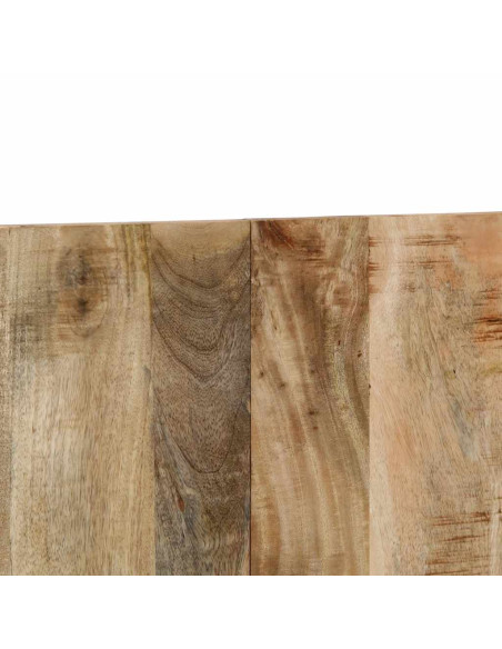 Testiera 200 cm in Legno Massello di Mango Grezzo