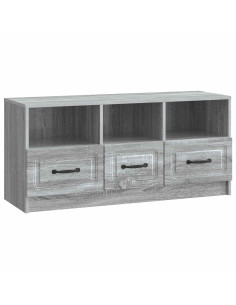 Mobile TV Grigio Sonoma 102 x 34,5 x 47 cm Legno ingegnerizzato