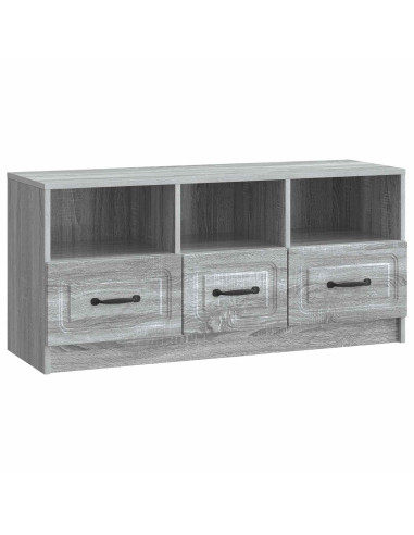 Mobile TV Grigio Sonoma 102 x 34,5 x 47 cm Legno ingegnerizzato
