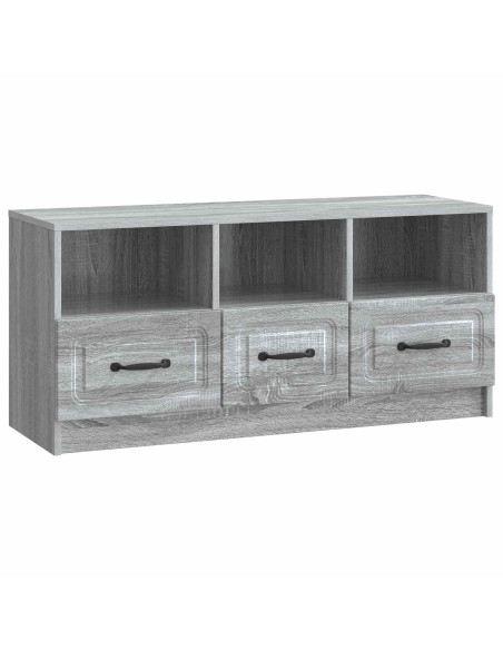 Mobile TV Grigio Sonoma 102 x 34,5 x 47 cm Legno ingegnerizzato