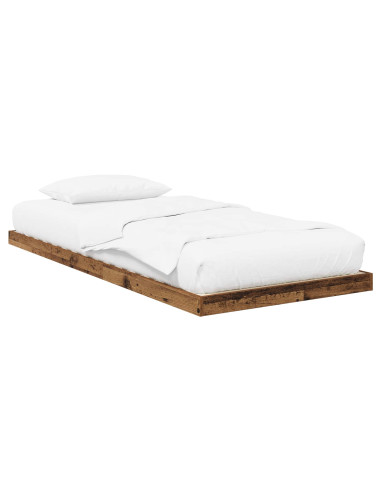 Struttura letto a terra Legno vecchio 86,5 x 190 cm