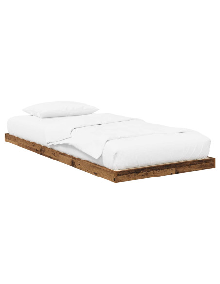 Struttura letto a terra Legno vecchio 86,5 x 190 cm