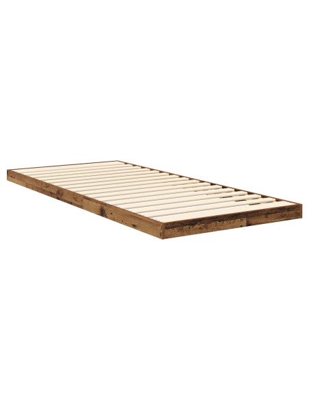 Struttura letto a terra Legno vecchio 76,5 x 200 cm