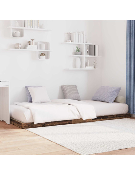 Struttura letto a terra Legno vecchio 86,5 x 200 cm