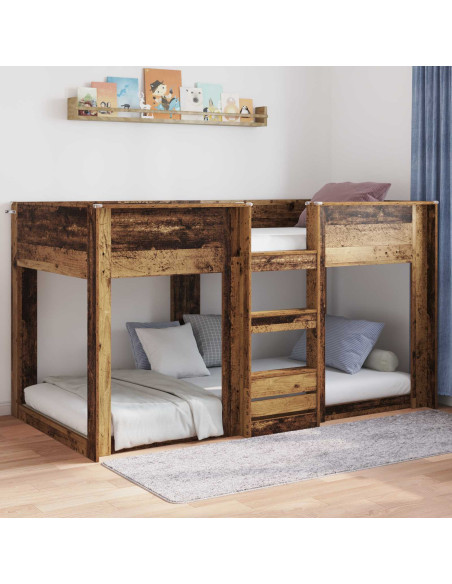 Struttura letto a terra Legno vecchio 86,5 x 200 cm