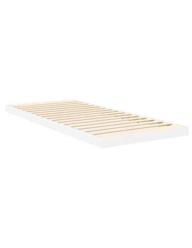 Struttura letto a terra Bianco 96,5 x 200 cm Legno multistrato