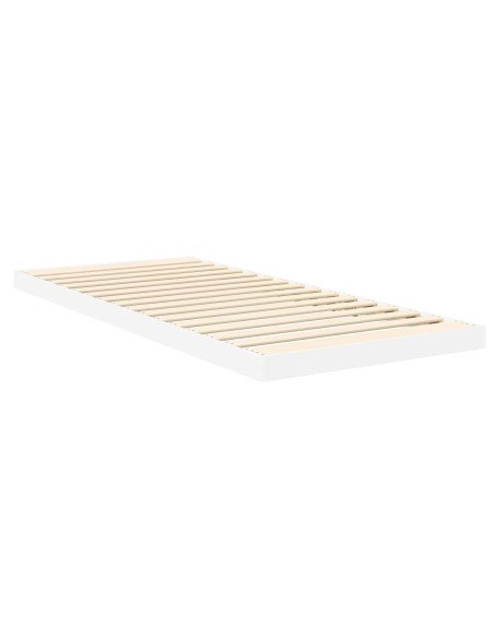 Struttura letto a terra Bianco 96,5 x 200 cm Legno multistrato