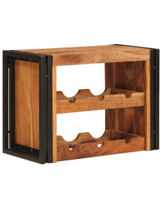 Portabottiglie 100 x 45 x 33 cm Legno di Acacia Massello 2