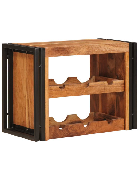 Portabottiglie 100 x 45 x 33 cm Legno di Acacia Massello