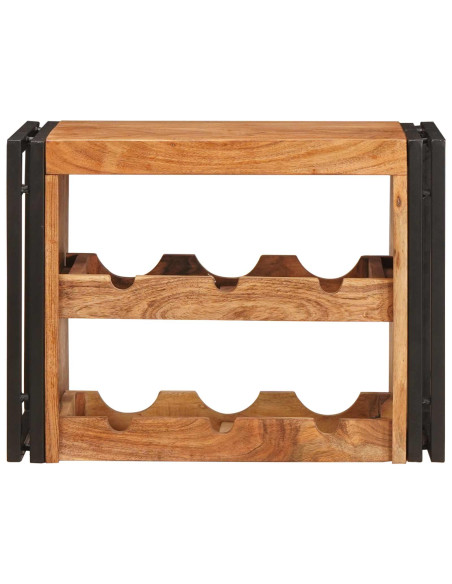 Portabottiglie 100 x 45 x 33 cm Legno di Acacia Massello