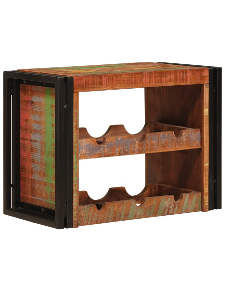 Portabottiglie 100 x 45 x 33 cm Legno massello riciclato