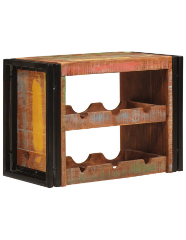Portabottiglie 100 x 45 x 33 cm Legno massello riciclato