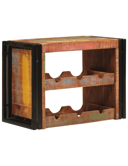 Portabottiglie 100 x 45 x 33 cm Legno massello riciclato