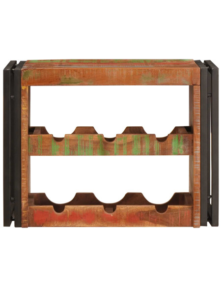 Portabottiglie 100 x 45 x 33 cm Legno massello riciclato