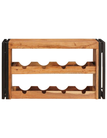 Portabottiglie 100 x 45 x 33 cm Legno di Acacia Massello
