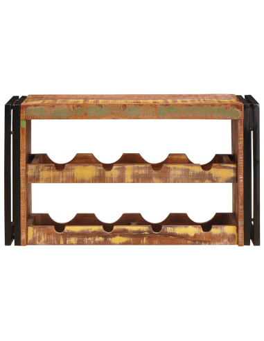 Portabottiglie 100 x 45 x 33 cm Legno massello riciclato