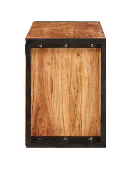 Portabottiglie 100 x 45 x 33 cm Legno di Acacia Massello