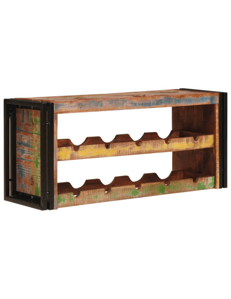 Portabottiglie 100 x 45 x 33 cm Legno massello riciclato