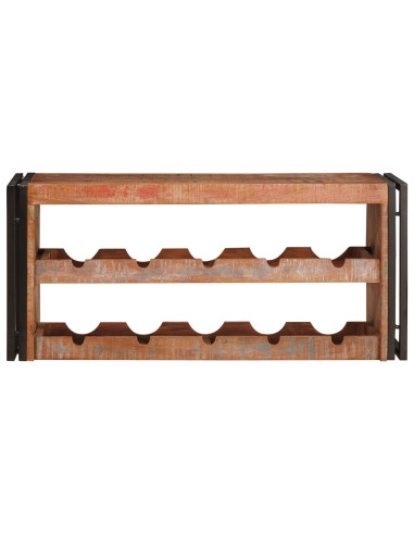 Portabottiglie 100 x 45 x 33 cm Legno massello riciclato