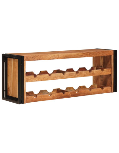 Portabottiglie 100 x 45 x 33 cm Legno di Acacia Massello