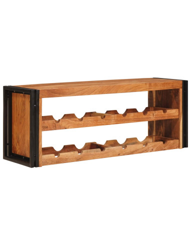 Portabottiglie 100 x 45 x 33 cm Legno di Acacia Massello