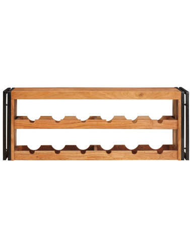 Portabottiglie 100 x 45 x 33 cm Legno di Acacia Massello