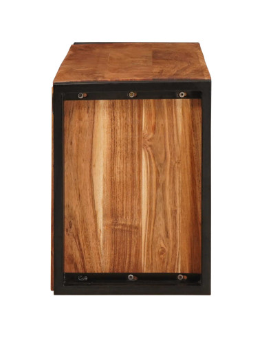 Portabottiglie 100 x 45 x 33 cm Legno di Acacia Massello