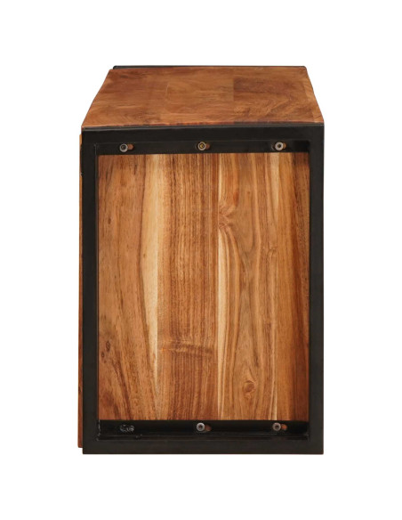 Portabottiglie 100 x 45 x 33 cm Legno di Acacia Massello