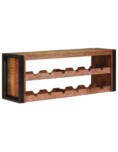 Portabottiglie 100 x 45 x 33 cm Legno massello riciclato 2