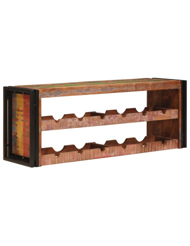Portabottiglie 100 x 45 x 33 cm Legno massello riciclato