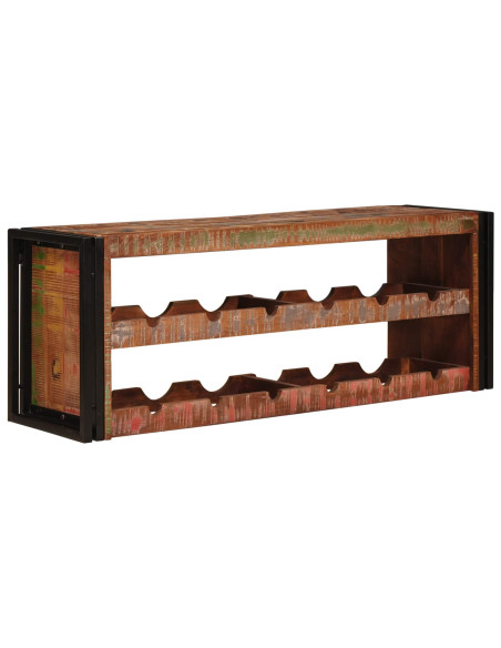Portabottiglie 100 x 45 x 33 cm Legno massello riciclato