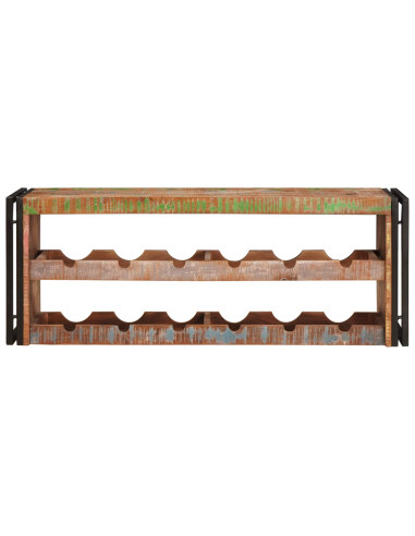 Portabottiglie 100 x 45 x 33 cm Legno massello riciclato