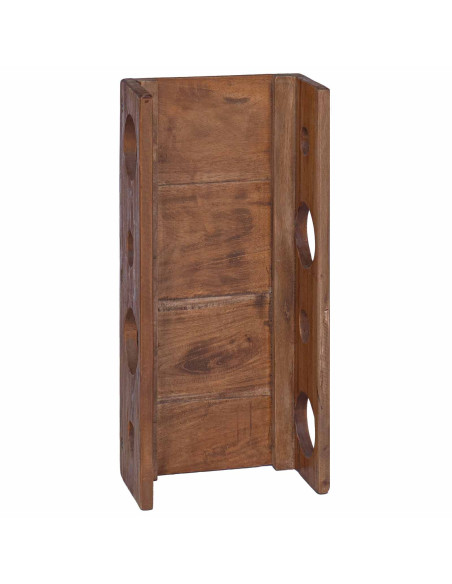 Scaffale Marrone 24 x 13 x 54 cm Legno di Mogano Massello