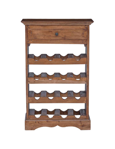Portabottiglie Legno di Mogano Massello