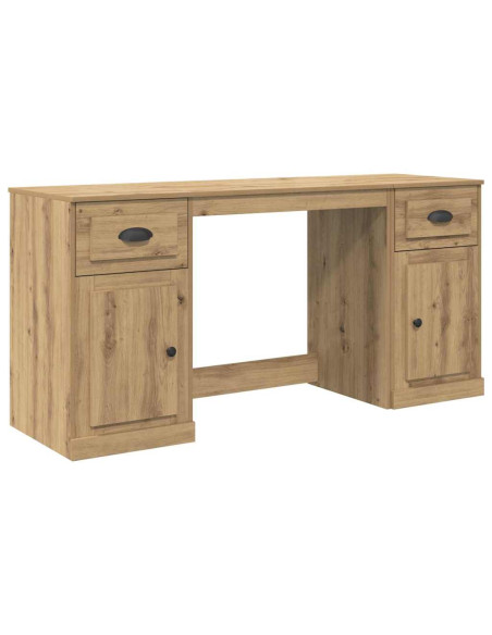Scrivania con armadietto Rovere artigianale 154,5 x 50 x 75 cm